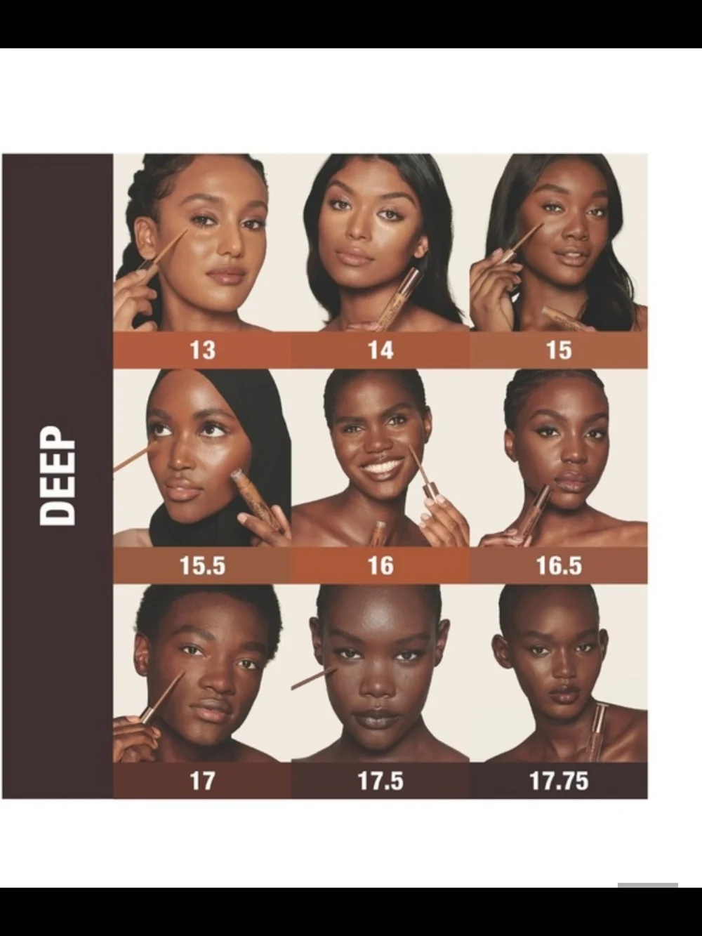 Charlotte Tilbury Beautiful Skin Radiant Concealer In 13 Deep Fonce NIB ✨
